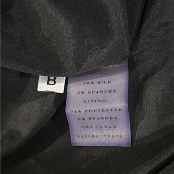 Ann Taylor Silk Blend Red Black Print Sleeveless Lined Sun Dress Women 6 Casual - Picture 6 of 7